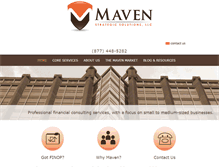 Tablet Screenshot of mavenstrategic.com